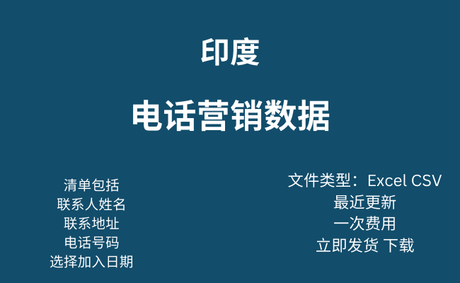 印度电话营销数据