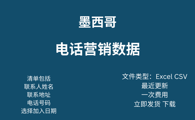 墨西哥电话营销数据