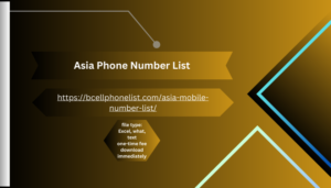 Asia Phone Number List