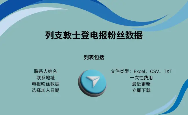 列支敦士登电报粉丝数据